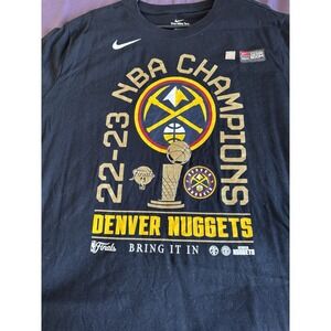 Men's Denver Nuggets Championship T Shirt 2 XL